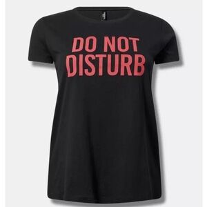 Torrid Classic Tee DO NOT DISTURB T-shirt